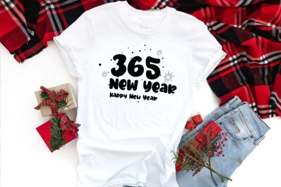 365 New Year Happy New Year Graphics Review for Blog and T-Shirt Designs