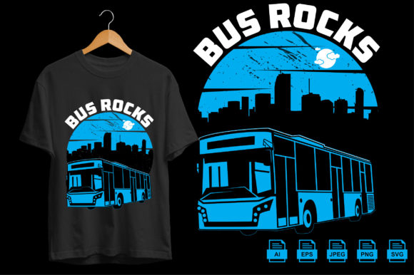 Bus Tshirt Design: Graphics and Print Templates Review