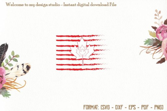 Canada Flag Svg, Canada Day Svg: Graphics & Print Templates