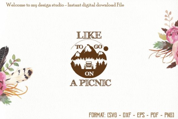 Go Picnic SVG: Camping Graphics & Print Templates for Crafting