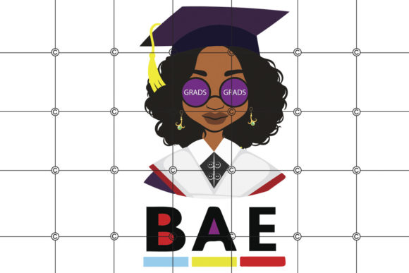 Grads BAE, Black Girl Gift: Graphics & Print Templates