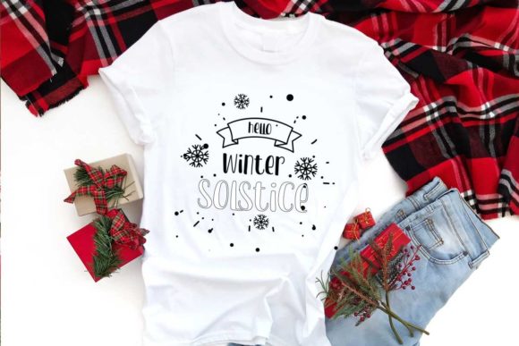 Hello Winter Solstice Graphics for T-Shirt Designs