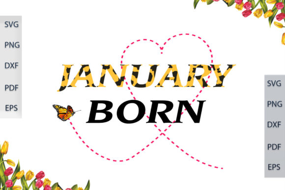 January Born in Leopard Font Gift Ideas: A Designer’s Take