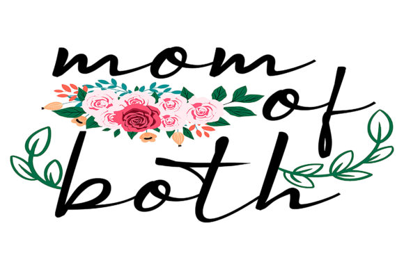 Mom of Both Graphics and Print Templates