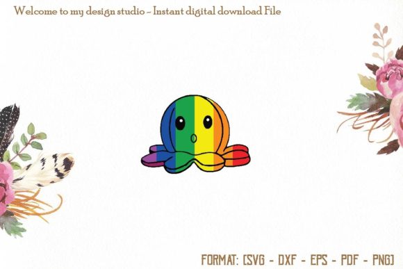 Octopus LGBT Svg: Graphics with a Bold Statement