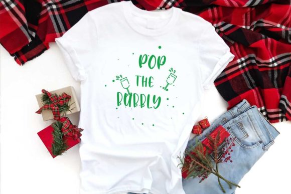 Pop the Bubbly: Bold Graphics & T-Shirt Designs