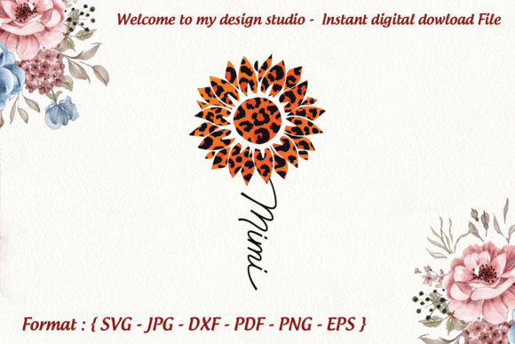 Sunflower Mimi Svg: Graphics & Print Templates