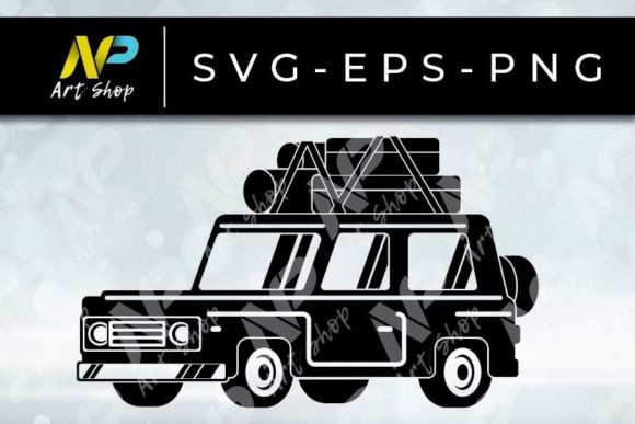 Van Travel Graphics and Illustrations for Crafters