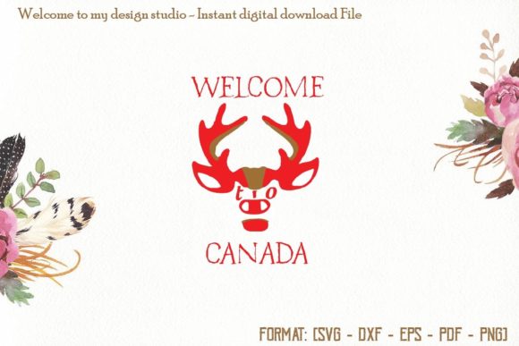 Welcome to Canada Svg, Canada Day Svg